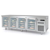 Masa rece refrigerare cu 4 usi din sticla Seria 800 - Coreco