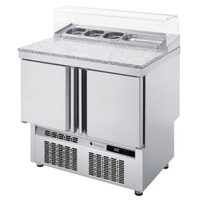 Masa preparare pizza/salate cu blat din granit 169Lt - Coreco
