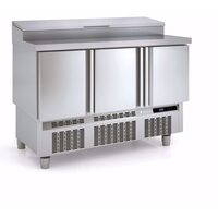 Masa preparare pizza/salate cu blat din inox 264Lt - Coreco