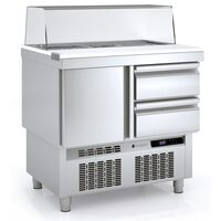 Masa pentru salate, cu vitrina 169Lt - Coreco