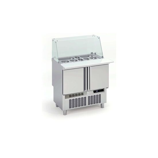 Masa pentru kebab. cu vitrina Seria 700 - Coreco
