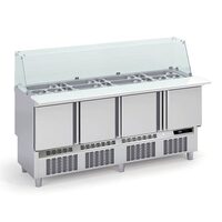 Masa rece pentru kebab. cu vitrina Seria 700 - Coreco