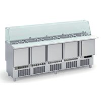 Masa rece pentru kebab. cu vitrina Seria 700 - Coreco