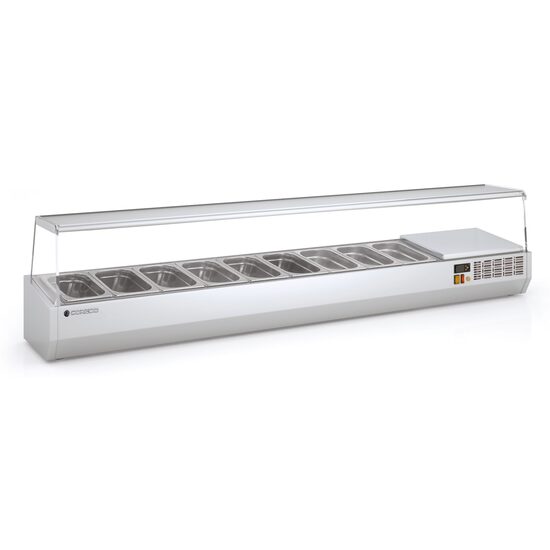 Vitrina rece ingrediente 9 GN 1/4 - Coreco