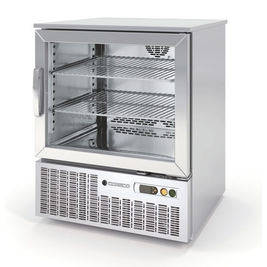 Mini frigider cu usa din sticla dubla 125Lt - Coreco