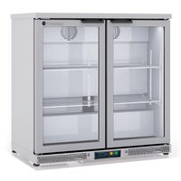 Mini frigider cu doua usi cu geam 225Lt - Coreco