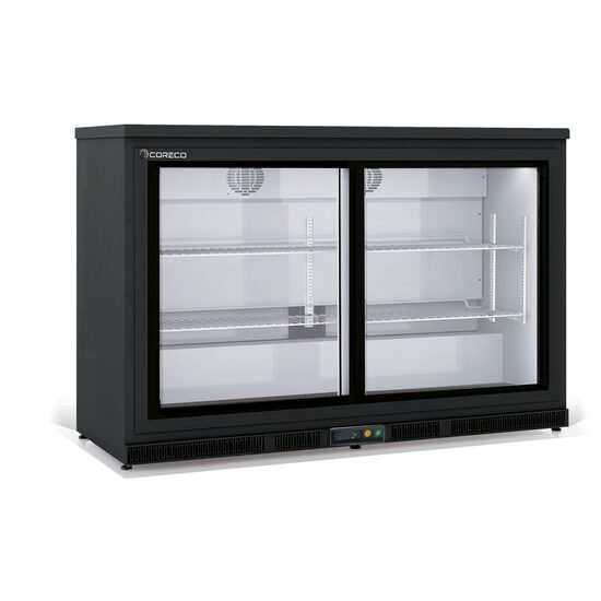 Mini frigider cu usi glisante cu geam 320Lt - Coreco