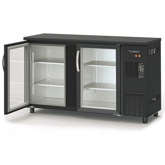 Minibar cu doua usi cu geam 325Lt - Coreco