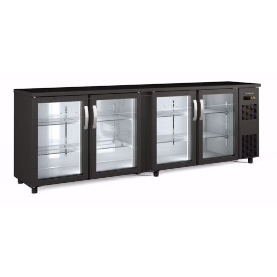 Minibar cu 4 usi cu geam 650Lt - Coreco