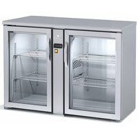 Minibar cu doua usi cu geam 325Lt fara unitate condensare - Coreco