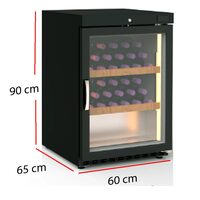 Vitrina frigorifica pentru vinuri 120 Lt - Coreco