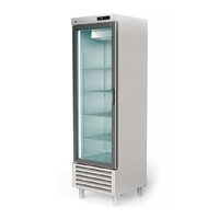 Dulap congelator cu o usa cu geam triplu, 505 Lt - Coreco