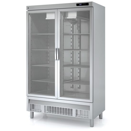 Dulap congelator cu doua usi din sticla dubla SnackFit, 964 Lt - Coreco