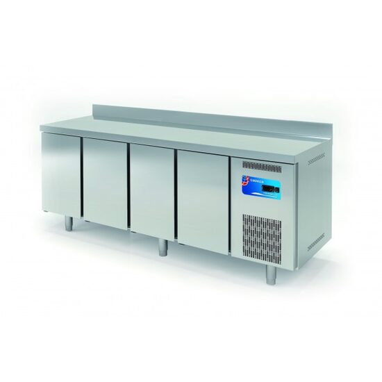 Masa rece refrigerare cu 4 usi si rebord, 516 Lt - Coreco