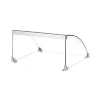 Cupola de sticla pentru grillurile pentru carnati, cu 14 role 268735, 470x491x(H)250mm