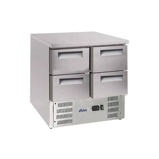 Masa frigorifica cu 4 sertare si unitate inferioara, Arktic  247L, 900x700x(H)850mm