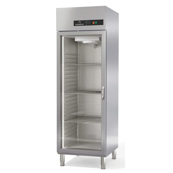 Dulap frigorific cu o usa cu geam dublu securizat 645 Lt - Coreco