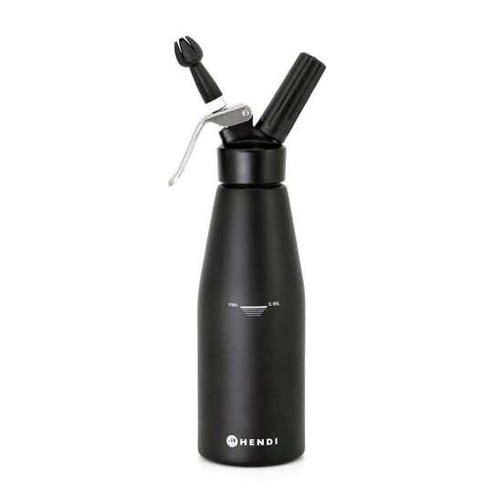 Aparat / sifon frisca, Kitchen Line, 0,95L, Negru, ø95x(H)320mm