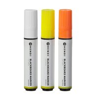 Markere pentru tabla 15 mm, Hendi, 1 alb, 1 portocaliu si 1 galben, 3 pcs