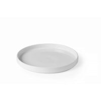 Platou cu margine înaltă Oslo, HENDI, albă, ⌀280x(H)26mm
