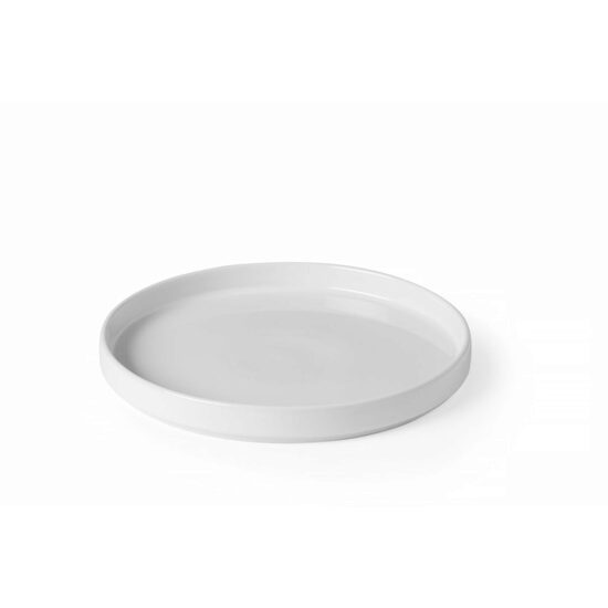 Platou cu margine înaltă Oslo, HENDI, albă, ⌀280x(H)26mm