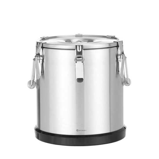 Container pentru transport alimentar, izolat din inox, Kitchen Line, 22L,  ø330x(H)370mm