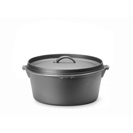 Oala din fonta, HENDI, 7,2 L  negru, ø310x(H)155mm