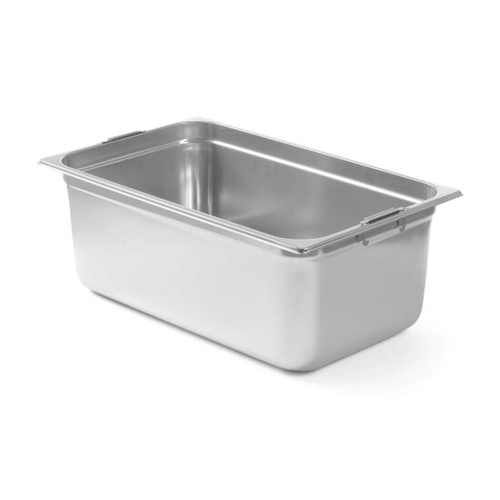 Tava Gastronorm GN 1/1, cu manere ergonmice, HENDI, GN 1/1, 28L, (H)200mm