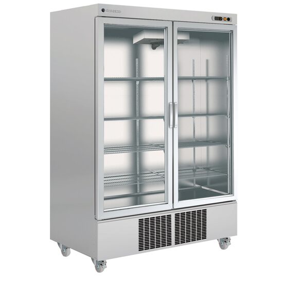 Dulap frigorific cu doua usi cu geam  1404 Lt - Coreco