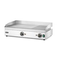 Grill 2/3 neted, 1/3 striat, Kitchen Line, 220-240V/3500W, 697x474x(H)241mm