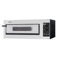 Cuptor pizza basic 1/50 vetro, Prismafood, 400V/4000W, 915x621x(H)357mm