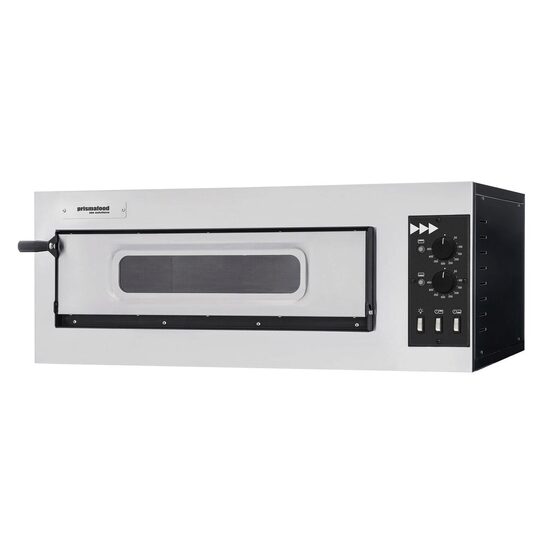 Cuptor pizza basic 1/50 vetro, Prismafood, 400V/4000W, 915x621x(H)357mm