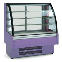Vitrina frigorifica modulara snack, cu gean curbat rabatabil 322 Lt - Coreco