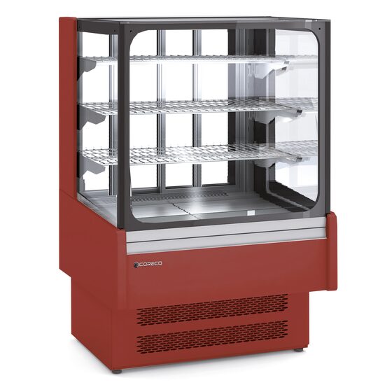 Vitrina calda modulara star snack hot, cu geam drept 140 Lt - Coreco