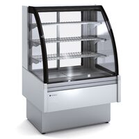 Vitrina calda modulara star snack hot, cu geam curbat 322 Lt - Coreco