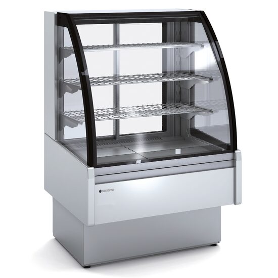 Vitrina calda modulara star snack hot, cu geam curbat 322 Lt - Coreco
