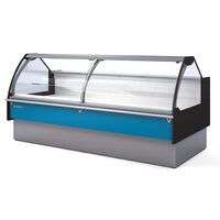 Vitrina modulara supermarket cu unitate condensare remote, 241 Lt - Coreco