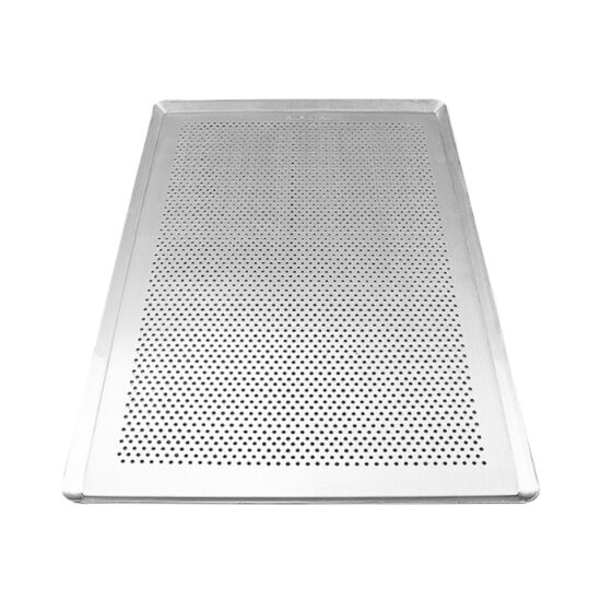 Tava perforata pentru copt din aluminiu 45° 40x80cm- Almetal