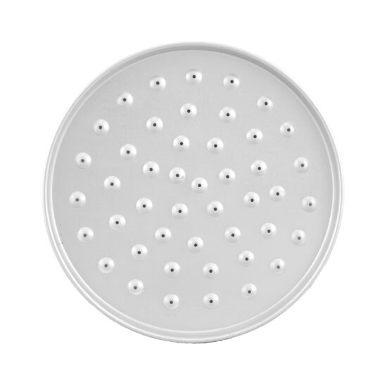 Tava rotunda perforata din aluminiu pentru pizza - Almetal