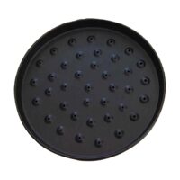 Tava rotunda perforata din aluminiu anodizat pentru pizza - Almetal