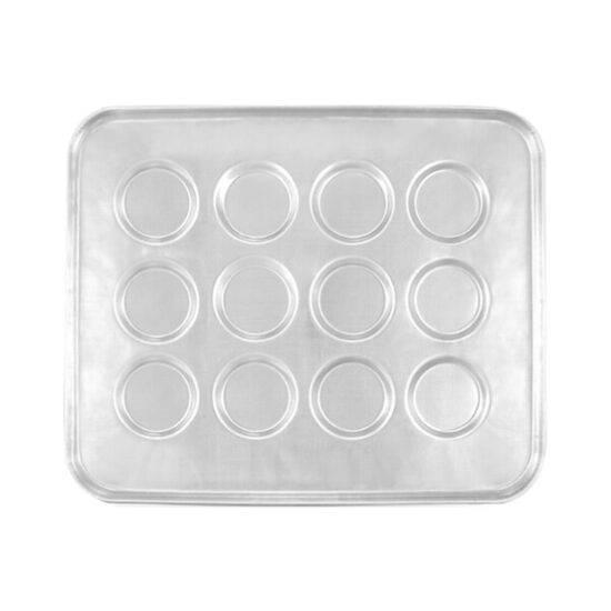 Tava copt din aluminiu pentru 12 chifle 53x65cm - Almetal