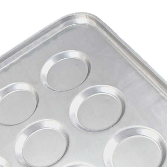 Tava copt din aluminiu pentru 20 chifle 53x65cm - Almetal