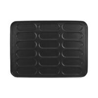 Tava copt din aluminiu vopsit pentru 18 painici sandvis 59x80cm - Almetal
