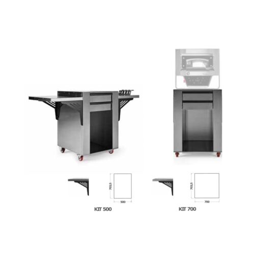 Kit rafturi pentru suport cuptor electric pizza Mantegna Cuppone