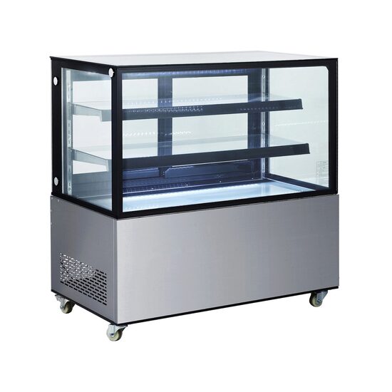 Vitrina frigorifica de prezentare interval temp. 2/6?C, corp inox, 510 litri, 490 W ARKTIC by Hendi, 1515x675x(H)1210 mm, Clasa energetica C