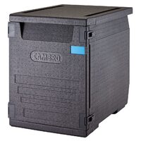 Suport de transport cu izolatie profesionala CAM GOBOX®, cu incarcare frontala, pentru recipiente de 600x400 mm, cu 6 ghidaje integrate