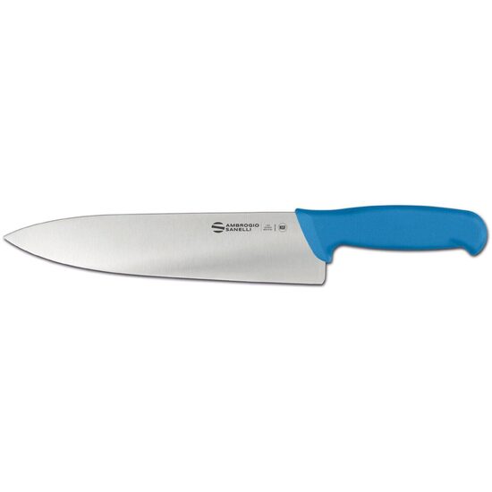 Cutit de macelar albastru pentru peste, Ambrogio Sanelli, (L)390mm