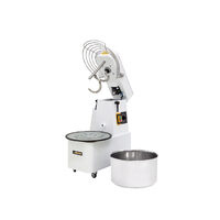 Malaxor profesional spirala cu vas detasabil 1 viteza echipat cu roti pivotante vas, capac si spirala din inox 18/10 Hendi 16 litri 750 W, capacitate maxima incarcare 12 Kg, productivitate 48 Kg/ora,385x670x(H)725 mm