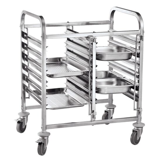 Carucior mobil dublu - 12 x GN 1/1 HENDI, 810x610x(H)960mm