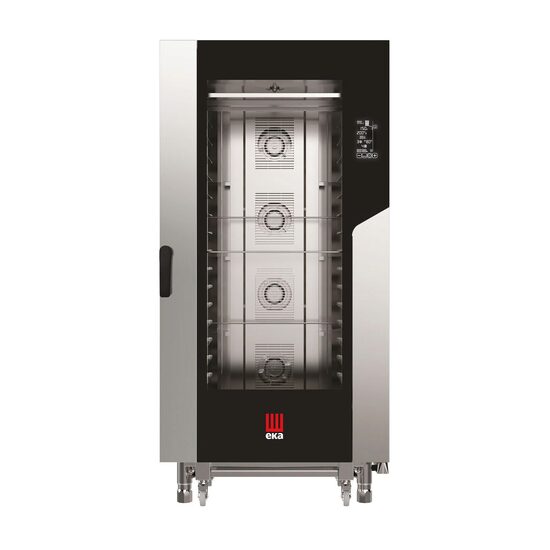 Cuptor electric cu convectie cu abur Millennial Black Mask Bakery, 16x 600x400mm Tecnoeka, 400V/31000W, 930x1035x(H)1900mm  